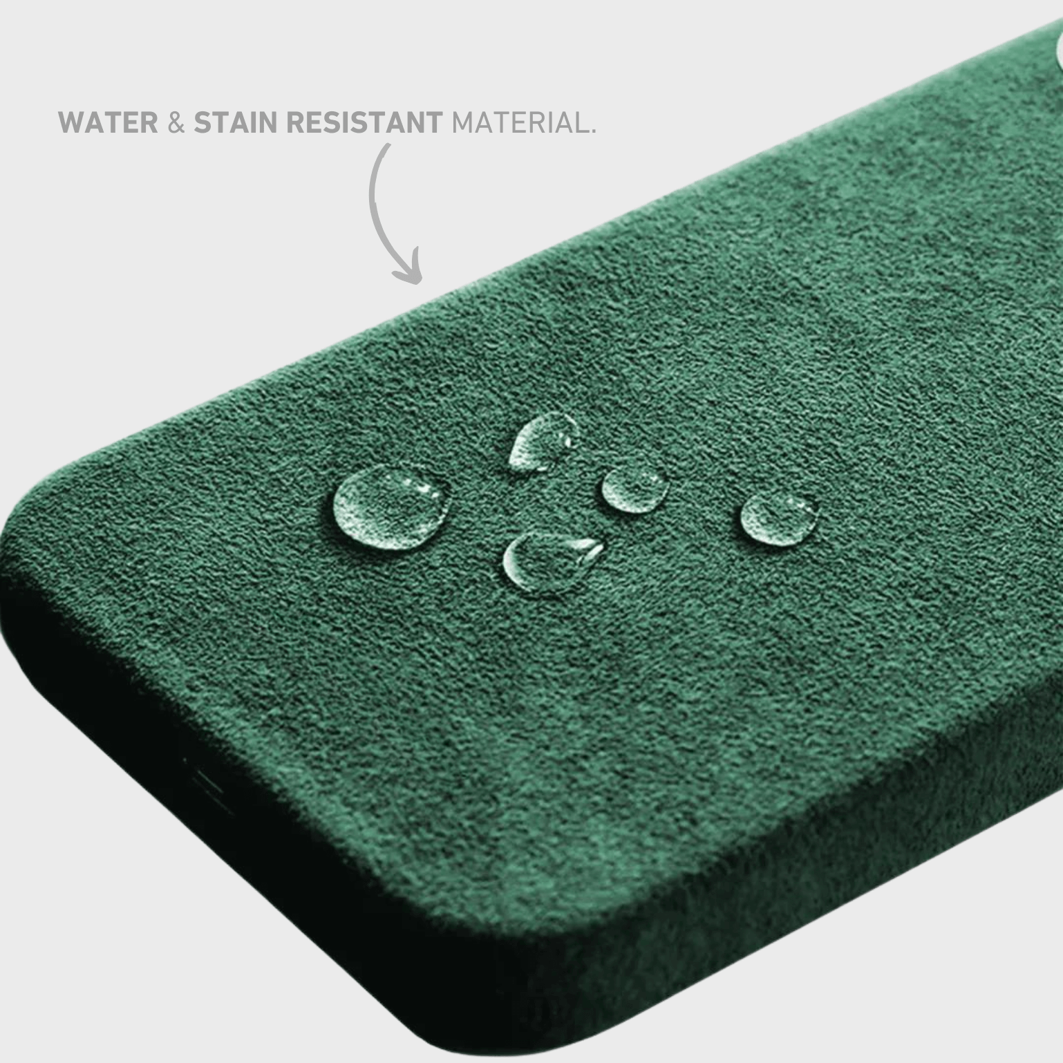 Alcantara iPhone Case + MagSafe Wallet + AirPod Case - Forest Green Edition