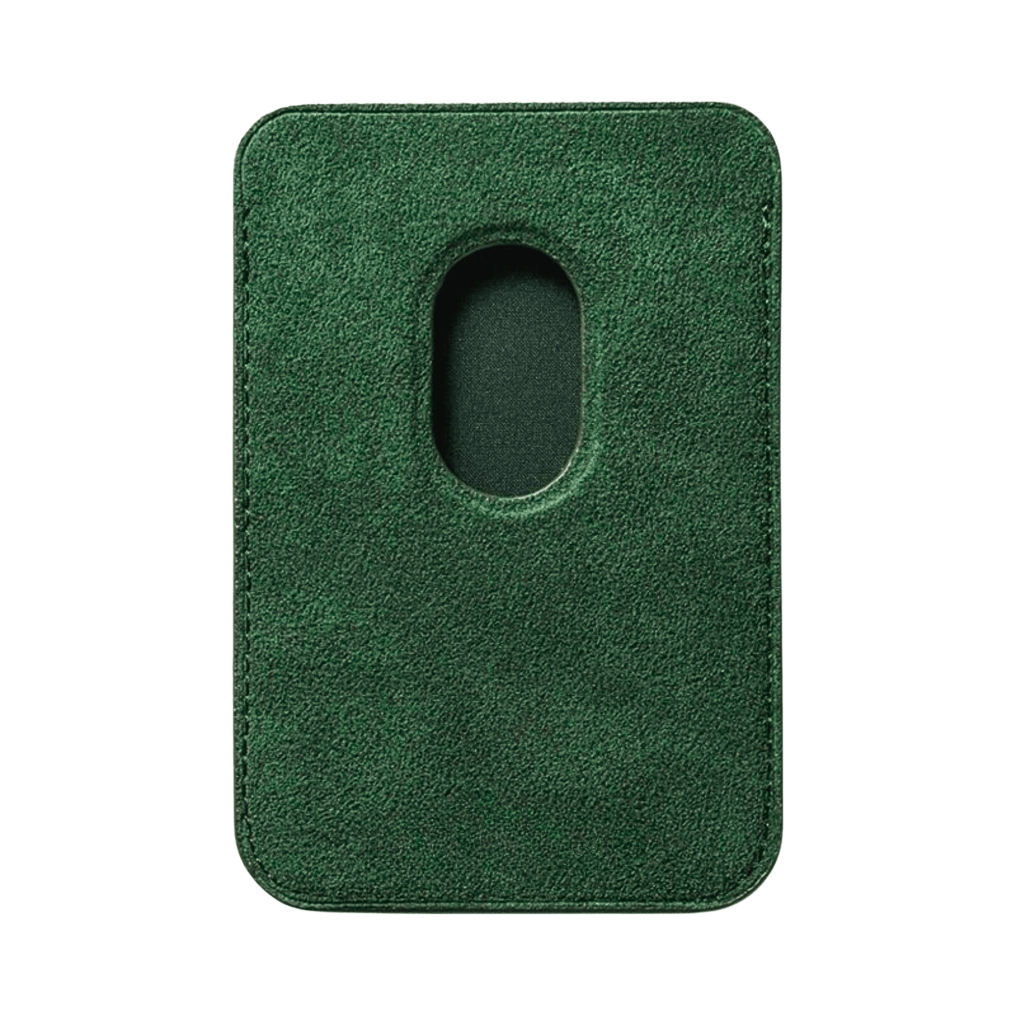 Alcantara iPhone Case + MagSafe Wallet + AirPod Case - Forest Green Edition