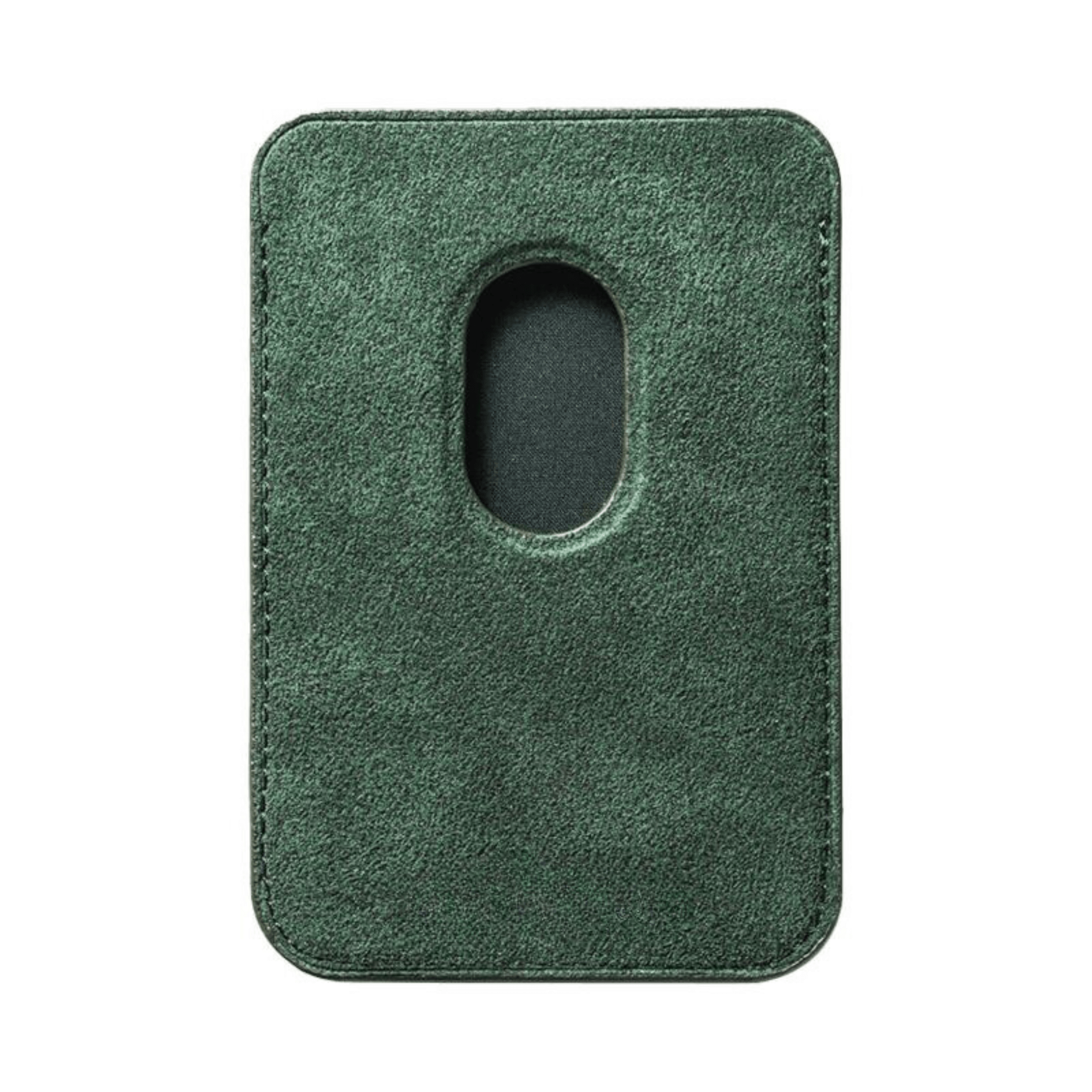 Alcantara MagSafe Wallet - Forest Green Edition